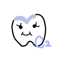 happy teeth so cute sticker #8032872