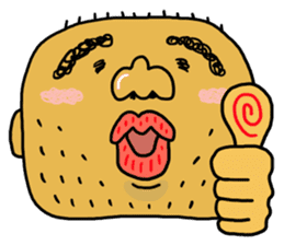 Loose pretty middle aged man sticker #8033207