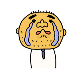 Loose pretty middle aged man sticker #8033211