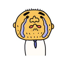 Loose pretty middle aged man sticker #8033211