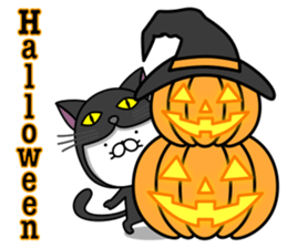 Cat life sticker. nekonya@Halloween sticker #8033354