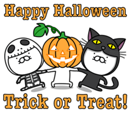 Cat life sticker. nekonya@Halloween sticker #8033372