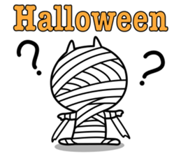 Cat life sticker. nekonya@Halloween sticker #8033382