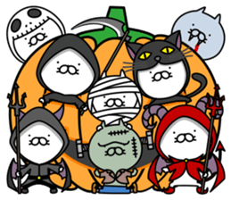 Cat life sticker. nekonya@Halloween sticker #8033387