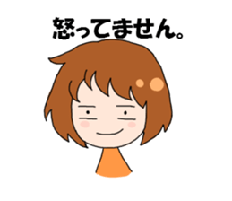 Daily conversation of girl sticker #8033472