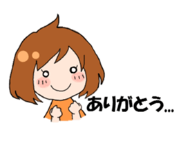 Daily conversation of girl sticker #8033476