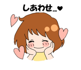 Daily conversation of girl sticker #8033478