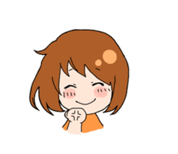 Daily conversation of girl sticker #8033484