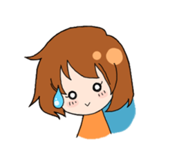 Daily conversation of girl sticker #8033486