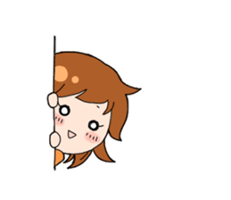 Daily conversation of girl sticker #8033496