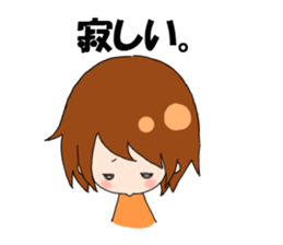 Daily conversation of girl sticker #8033501