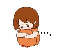 Daily conversation of girl sticker #8033504