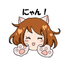 Daily conversation of girl sticker #8033505