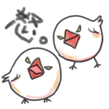 maruttyo bird sticker #8033592