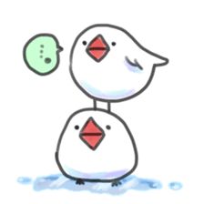 maruttyo bird sticker #8033609