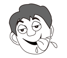 Expression of 40 faces sticker #8033797