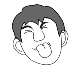 Expression of 40 faces sticker #8033808