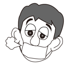 Expression of 40 faces sticker #8033814