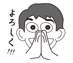 Expression of 40 faces sticker #8033816