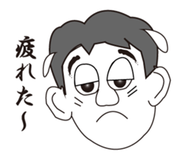 Expression of 40 faces sticker #8033820