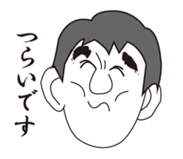 Expression of 40 faces sticker #8033825