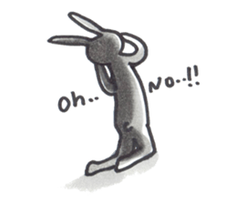 pet peeve rabbit4 sticker #8033847