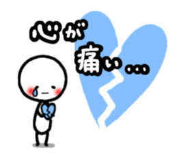 sick person sticker #8033912