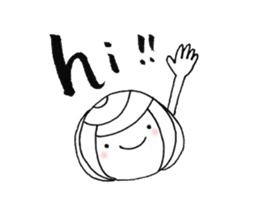 writing brush girl vol.6 sticker #8034311