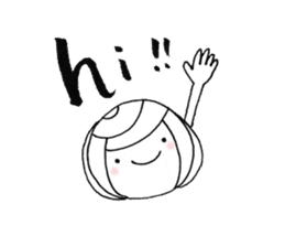 writing brush girl vol.6 sticker #8034311