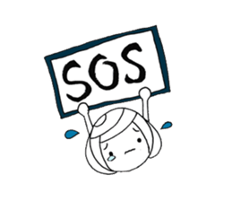 writing brush girl vol.6 sticker #8034317