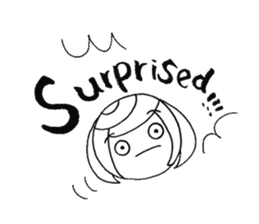 writing brush girl vol.6 sticker #8034319