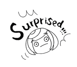 writing brush girl vol.6 sticker #8034319