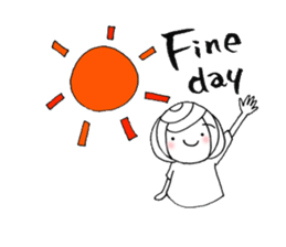 writing brush girl vol.6 sticker #8034321