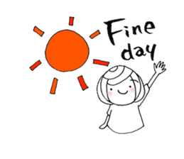 writing brush girl vol.6 sticker #8034321