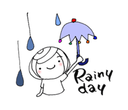 writing brush girl vol.6 sticker #8034322