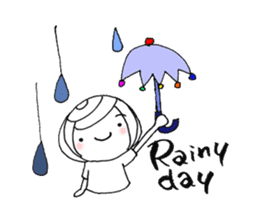 writing brush girl vol.6 sticker #8034322