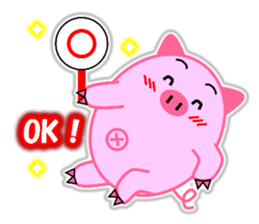 Buta-maru 1 (pig) sticker #8034996