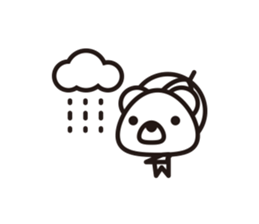 Simple answer polar bear Sticker sticker #8036227