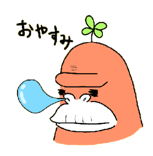 Dreaming Gorilla11 sticker #8037198