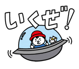 Cat hat boy sticker #8037399