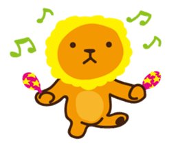 "Look at me!" lion sticker #8037498