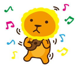 "Look at me!" lion sticker #8037499