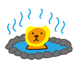 "Look at me!" lion sticker #8037502