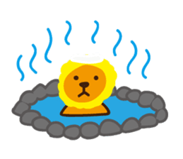 "Look at me!" lion sticker #8037502