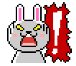 Rabbit dot illustrations vol.1 sticker #8037517