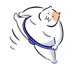 sumou cat sticker #8037730