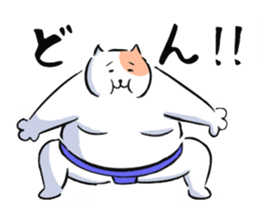 sumou cat sticker #8037747