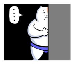 sumou cat sticker #8037751
