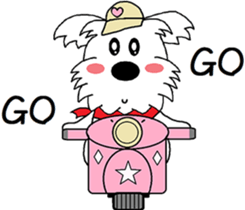 Cute little Jo-Jo sticker #8037996