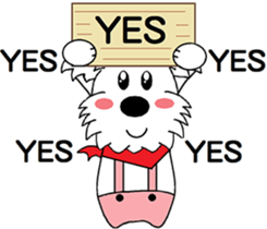 Cute little Jo-Jo sticker #8038016